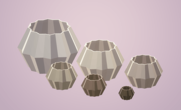 Geometric Planter Pot 1 STL File: A Digital Download for Modern Decor