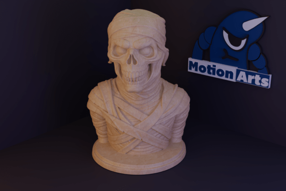 Mummy: A 3D Bust for Printing Ancient Mysteries
