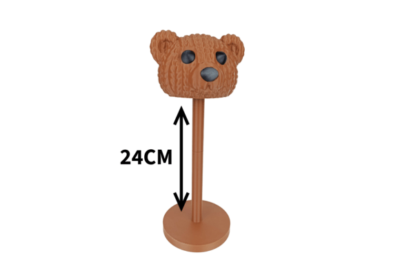 Teddy Paper Towel Holder: A Cute Bear Kitchen Decor STL